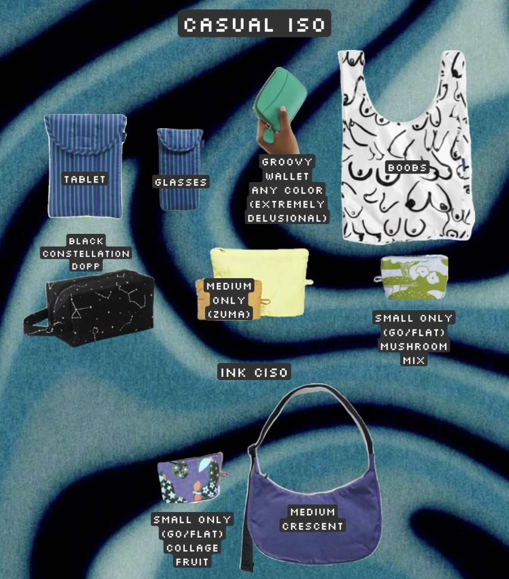 BAGGU ISO - DO NOT BUY